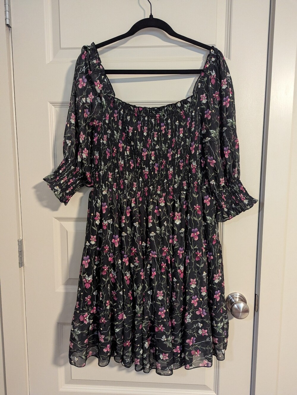 Baltic Born Iris Floral Smocked Midi Dress
